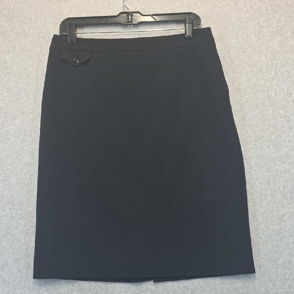 Counterparts Black Pencil Skirt Size 10 Classic Career Workwear